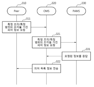 복합 조건에 상응하는 피어 조회 절차