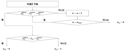 개발한 이진화 영상 내 임펄스 잡음 제거 알고리즘