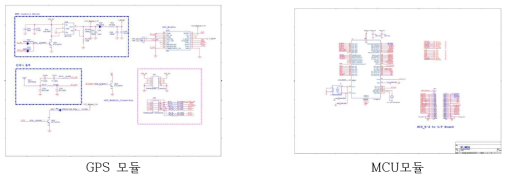 GPS & MCU 모듈 회로도