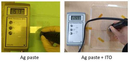 5인치급 OLED 면저항 측정