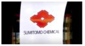 Sumitomo Chemical의 OLED 조명 샘플