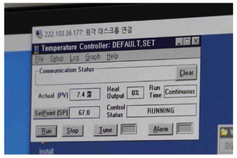 요오드통 온도제어용 프로그램