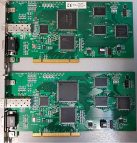 PCI Sequencer 모습. 상단의 PCI Sequencer은 여분으로 확보한 것이고, 하단의 PCI Sequencer는 IC.Spare에서 사용하던 것임