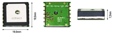 위치 확인 H/W에 사용한 안테나 일체형 GNSS 모듈