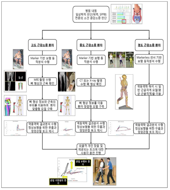 근감소증 환자 대상 근력 보조 시스템 시(처)방 프로그램 알고리즘