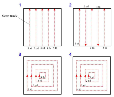4가지 주사패턴