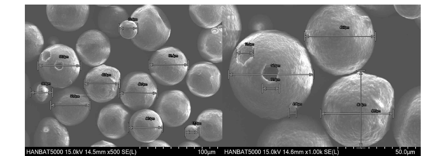 hydroxy apatite powder 분석 (SEM)