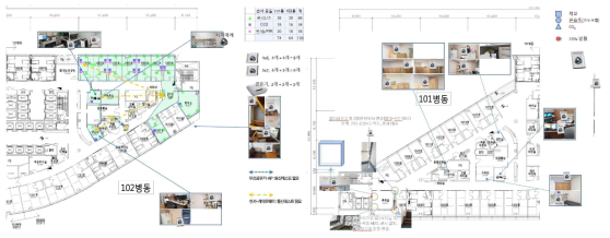 수요기관 10층 101동/102동 센서 설치안