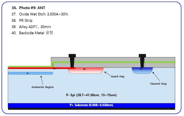 Anti Reflect 영역 Open 및 Backside Metal 공정