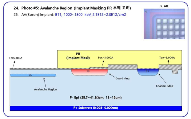 Avalanche 영역 고에너지 이온주입