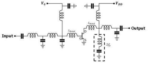 C-band power amplifier 회로도