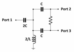 T-type Wilkinson power divider