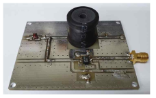 제작된 10Watt 급 diplexer 및 포락선 증폭기 통합 test board
