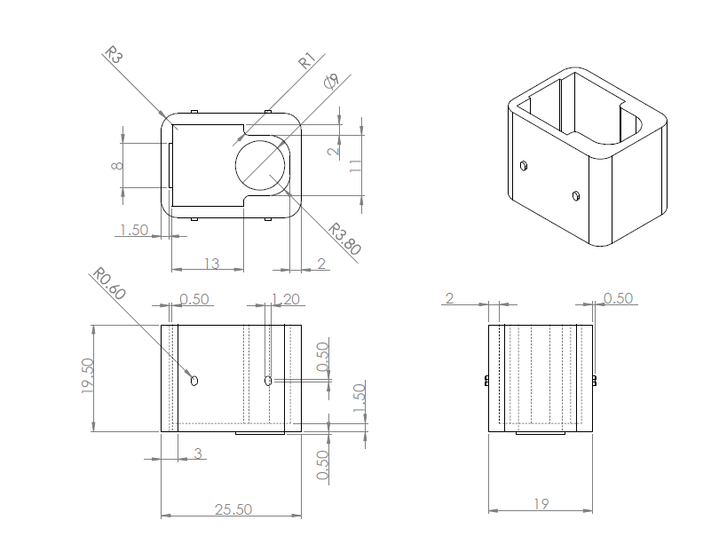 Actuator case