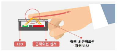 근적외선 빛을 활용한 심박수 측정시스템의 동작원리