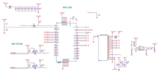 DSI to LVDS 연동 회로