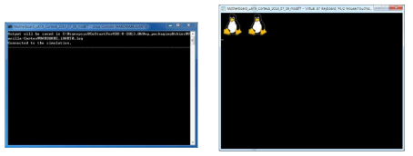 TLM IP와 연동되는 UART 터미널 및 LCD 응용 프로그램