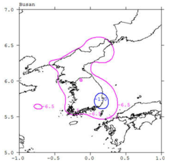 재구성 안테나 부산지역 부스트 빔 최종해석 결과