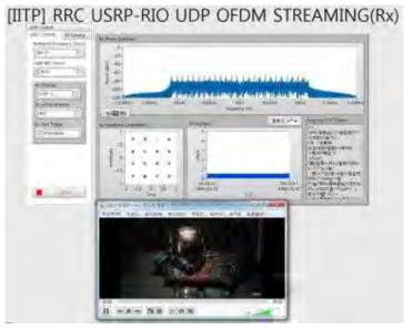 USRP RIO UDP 실시간 영상 전송 수신기