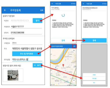 공유주차장 등록 화면 예시