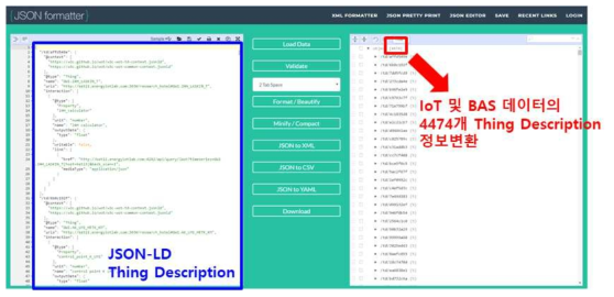 TD Endpoint 질의 결과