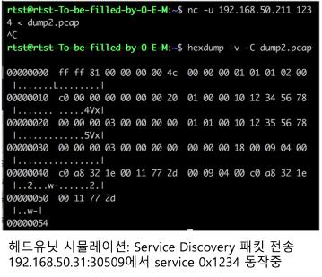 SD 패킷 전송