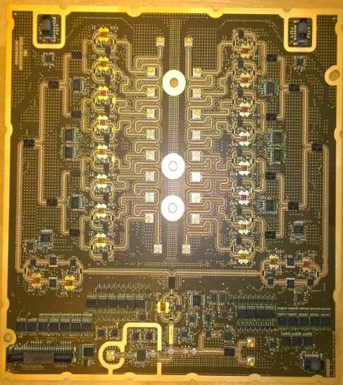 Photograph of RF board prototype