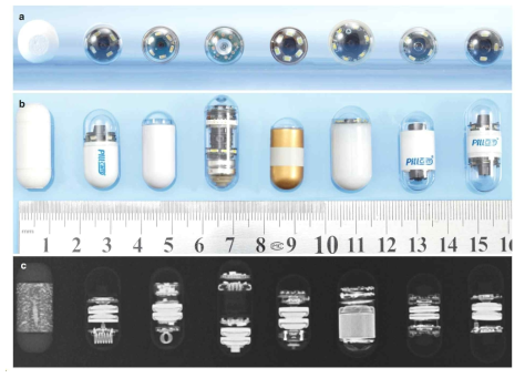 캡슐내시경의 형태 및 크기