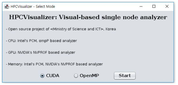 CUDA C 및 OpenMP 지원 프로파일러