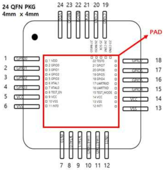 Secure IoT SoC PAD