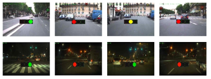 TLR Benchmarks DB 및 자체 야간 DB 신호등 인식 결과