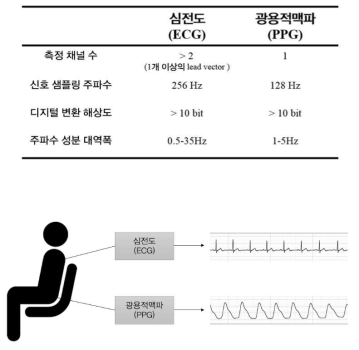 개인식별용 생체신호 데이터 수집