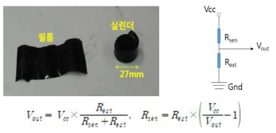 로드셀 센서와 고정 저항으로 구성한 전압 분배 회로 및 저항 계산식