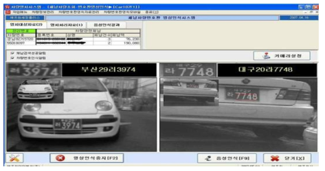 체납차량 단속용 번호판 인식 솔루션
