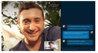 Skype Translator 화면