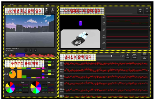 VR 휴먼팩터 기반 멀미/피로도 모니터링 도구