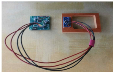 IMU 및 MCU 모듈 PCB 보드간 연결