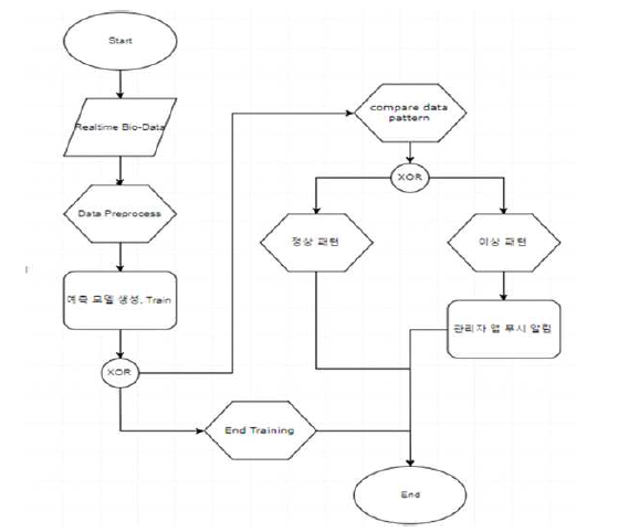 데이터 이상 패턴 인식 플로우 차트