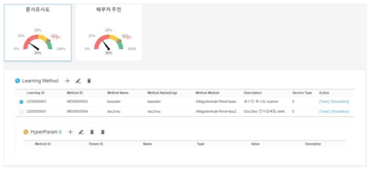 학습모델 평가/시뮬레이션 UI