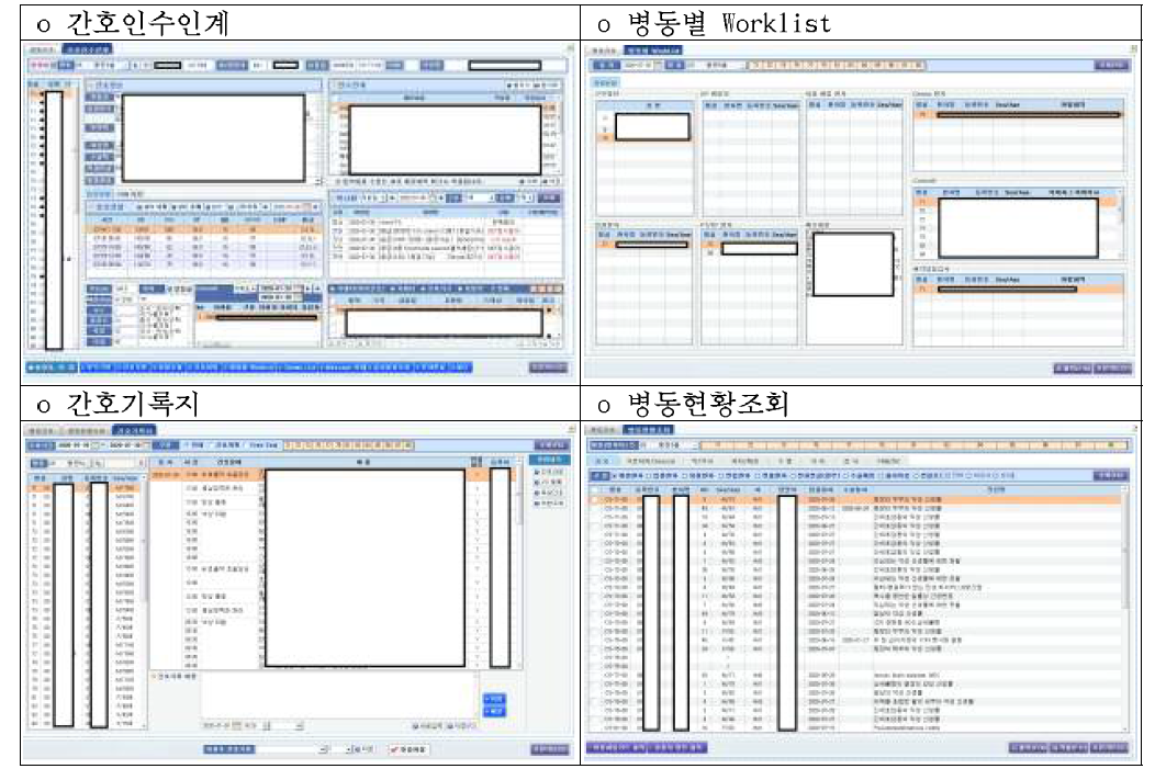 타 병동 재원환자 열람불가처리 프로그램