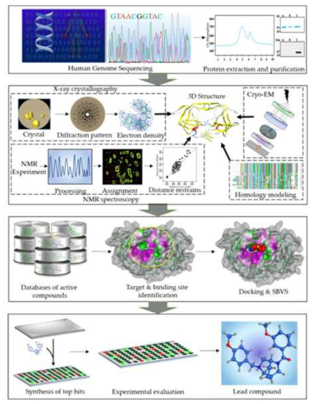 구조기반 약물디자인(SBDD)의 process