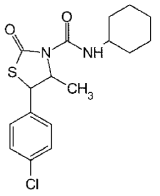 Hexythiazox의 분자구조