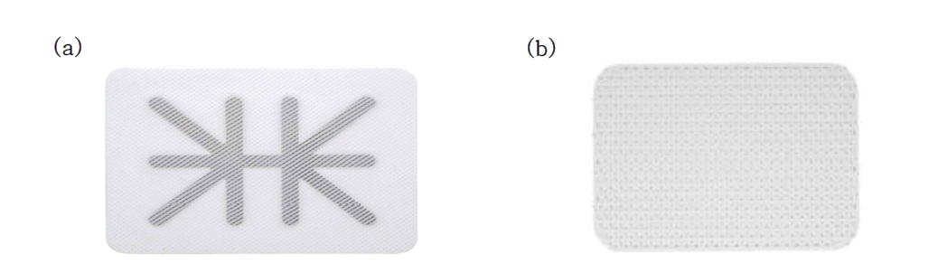 치주조직재생유도재의 예시: (a) 비흡수성, (b) 흡수성