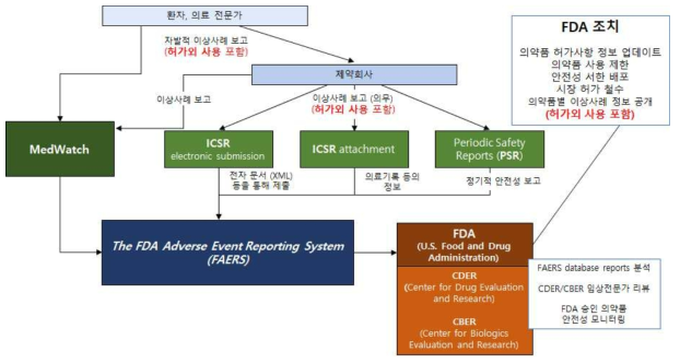 미국의 의약품 안전성 보고 관리 체계