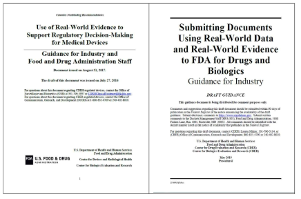 FDA에서 발행한 RWE 관련 가이드라인