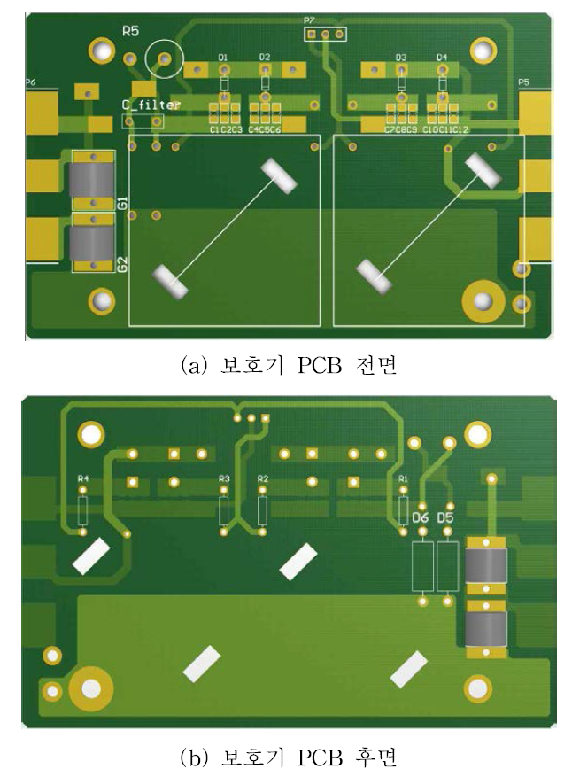 안테나용 보호기 PCB 설계도면