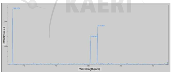 고분해능 분광기로 측정한 알곤 플라즈마의 분광데이터