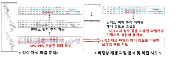 임시저장경로에 기록된 동영상의 분석 과정도