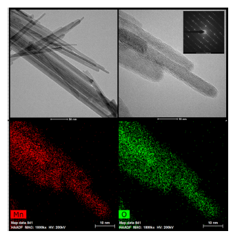 MnO2의 TEM 분석