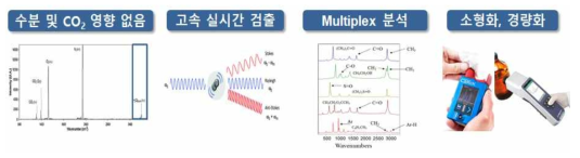 라만 분광법의 장점